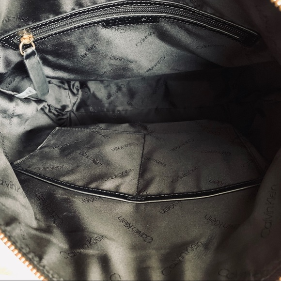 SALE | Calvin Klein Black Adjustable Shoulder Bag - Picture 6 of 8